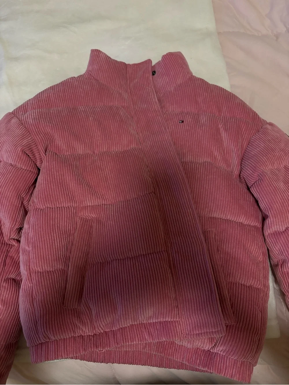 Tommy Hilfiger corduroy puffer